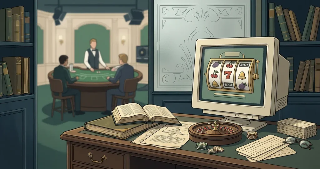 Generic illustration of a historical online casino game library